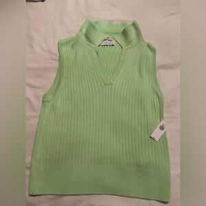 Old Navy Lime Green Sweater Vest NEVER WORN w Tags Size L